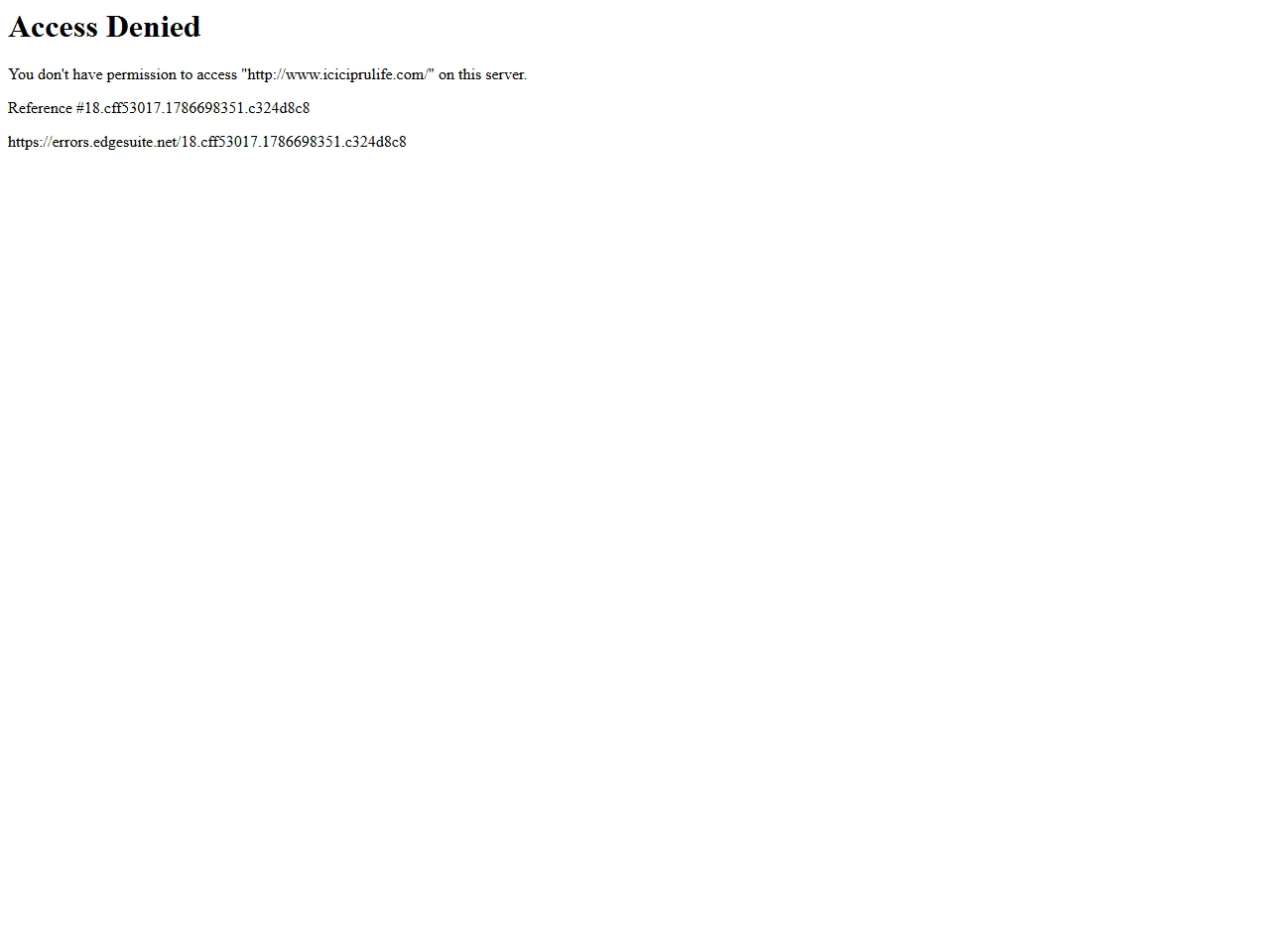 ICICI Prudential Life website home page