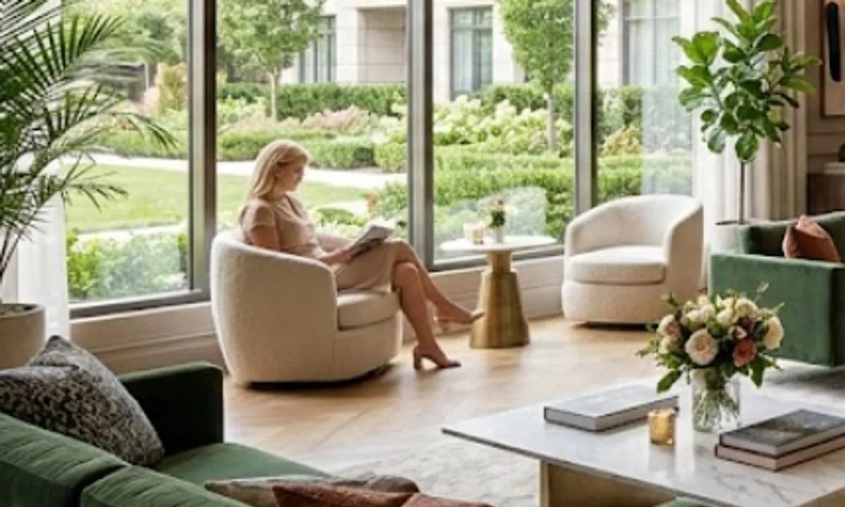 Illustrative image: Club Three Sixty North (clubhouse shared across all phases) at Three Sixty North