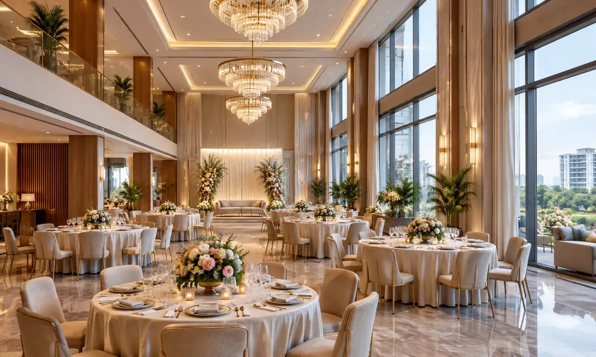 Illustrative image: Banquet hall at Central Park Delphine