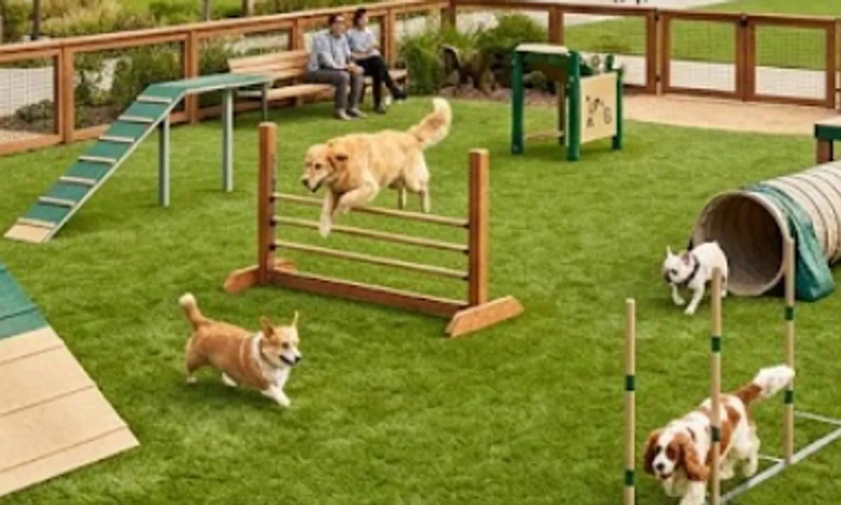 Illustrative image: Pet park at Central Park Delphine