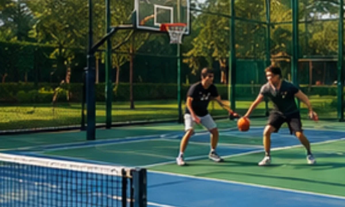 Illustrative image: Padel court at ACE Arte