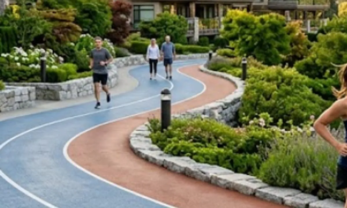 Illustrative image: Cycling track at Eldeco Fairway Reserve