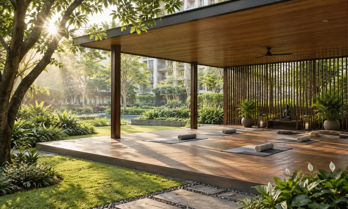 Illustrative image: Yoga and pilates studio at Trump Residences Gurgaon