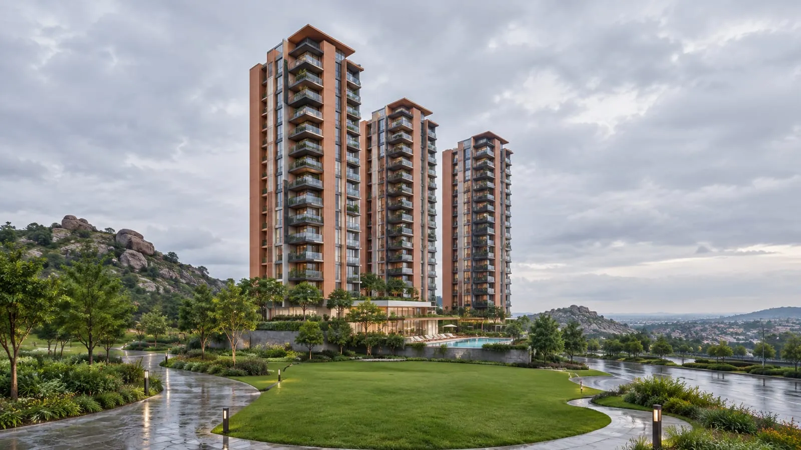 Aparna Serene Park — illustrative view