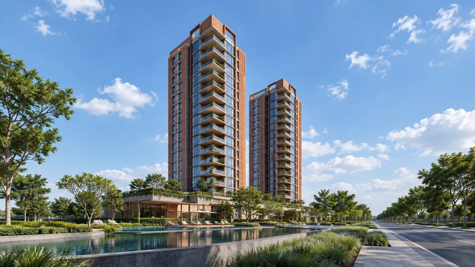 Central Park Bellavista Towers — illustrative view