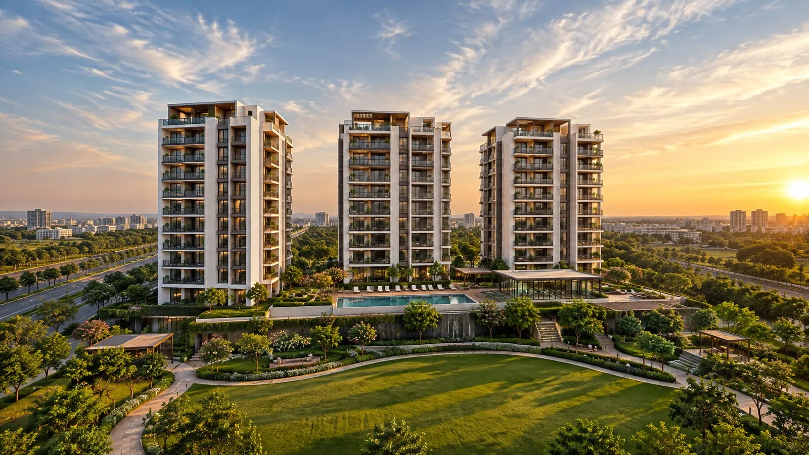 DLF Alameda — illustrative view