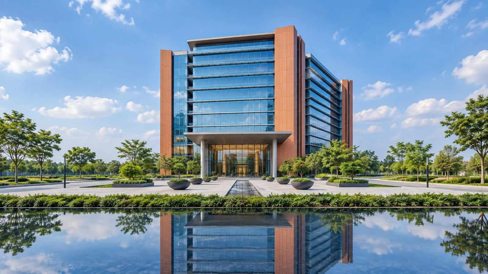 DLF Corporate Greens — illustrative view
