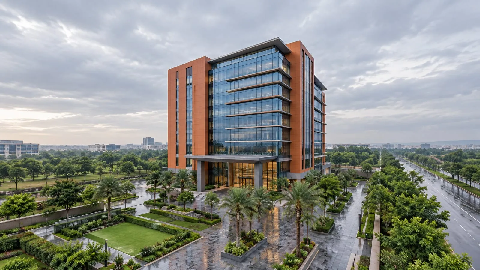 DLF Cyber City — illustrative view