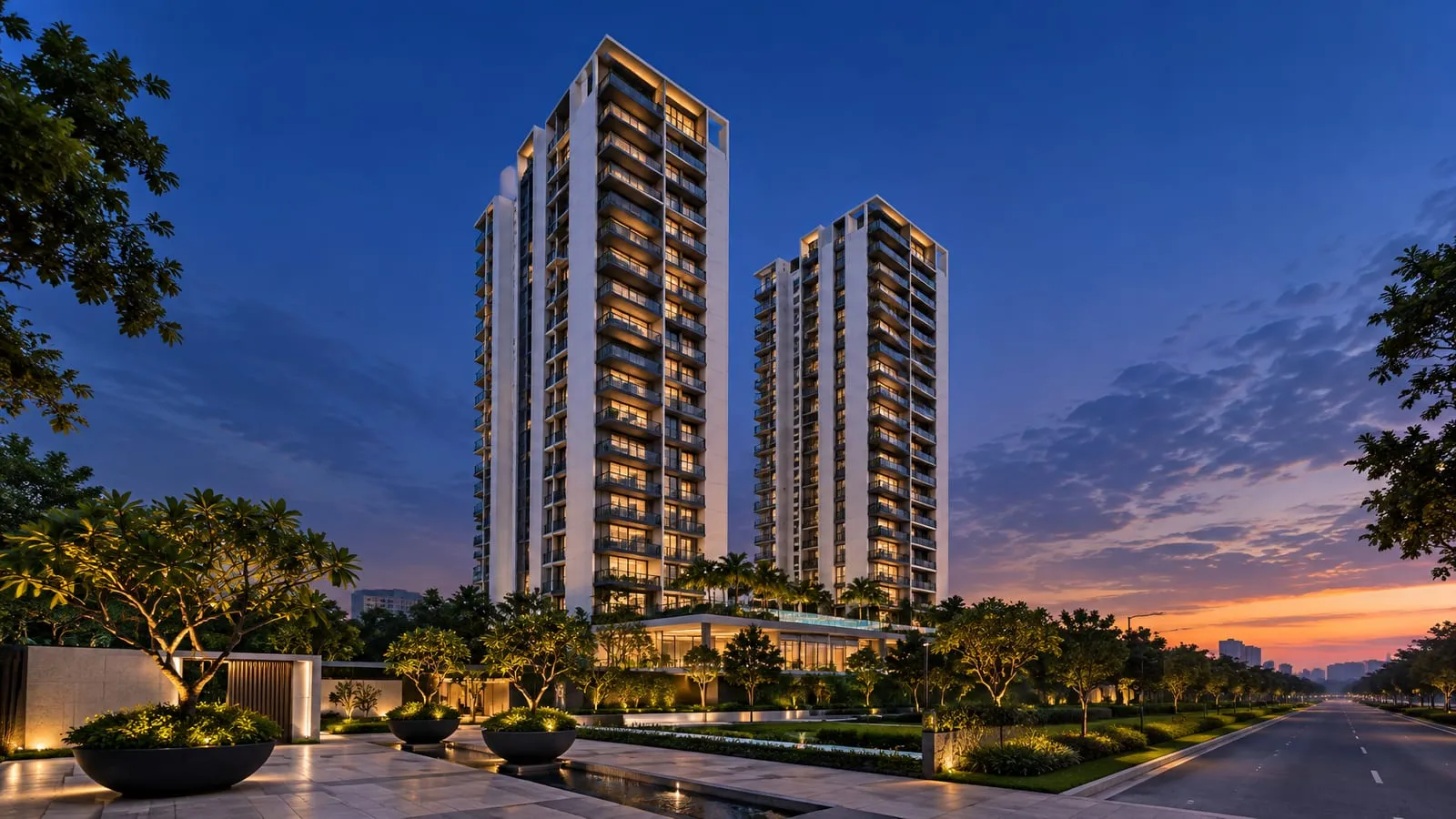 DLF Gardencity — illustrative view