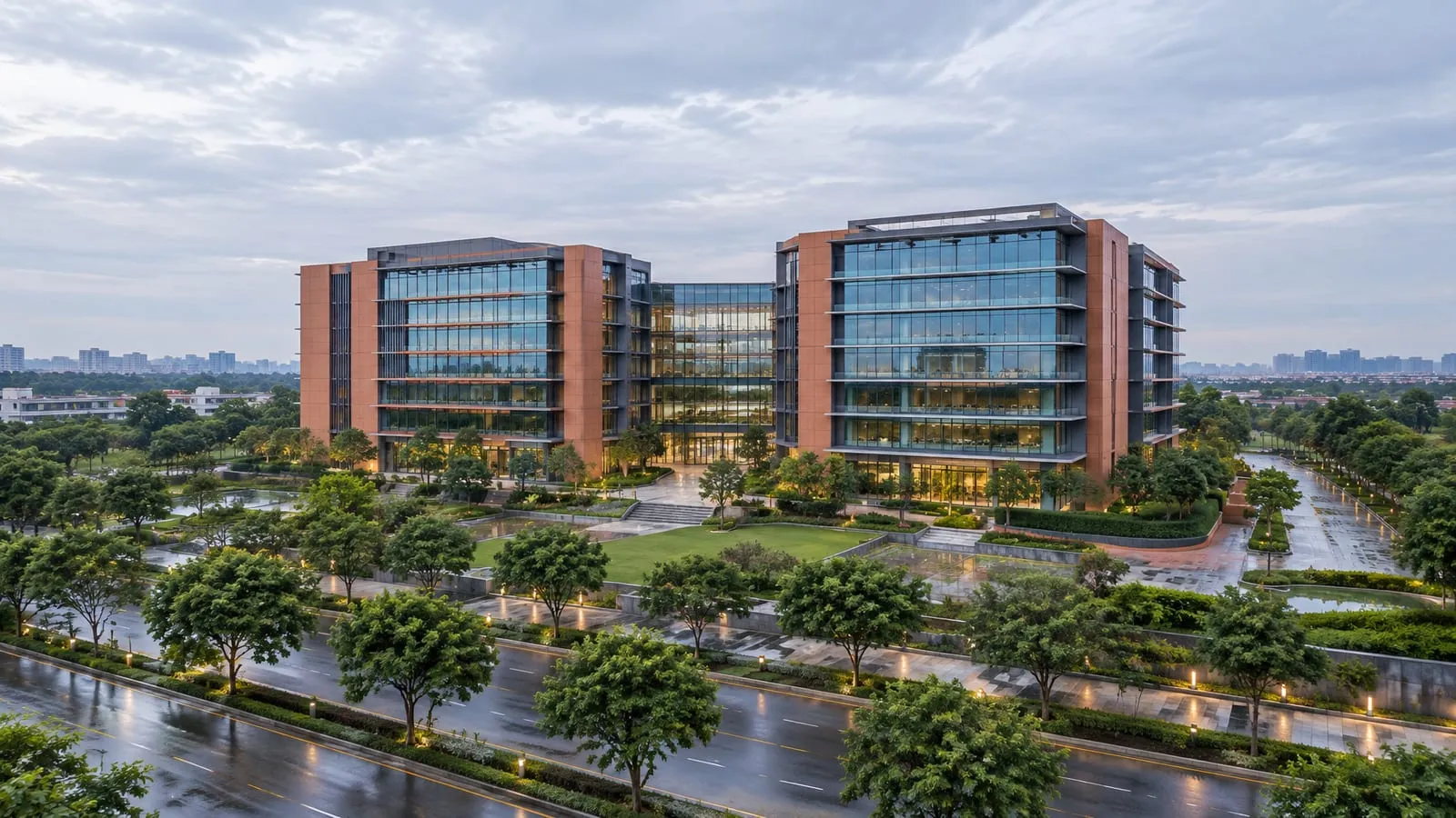 DLF Office Towers — illustrative view