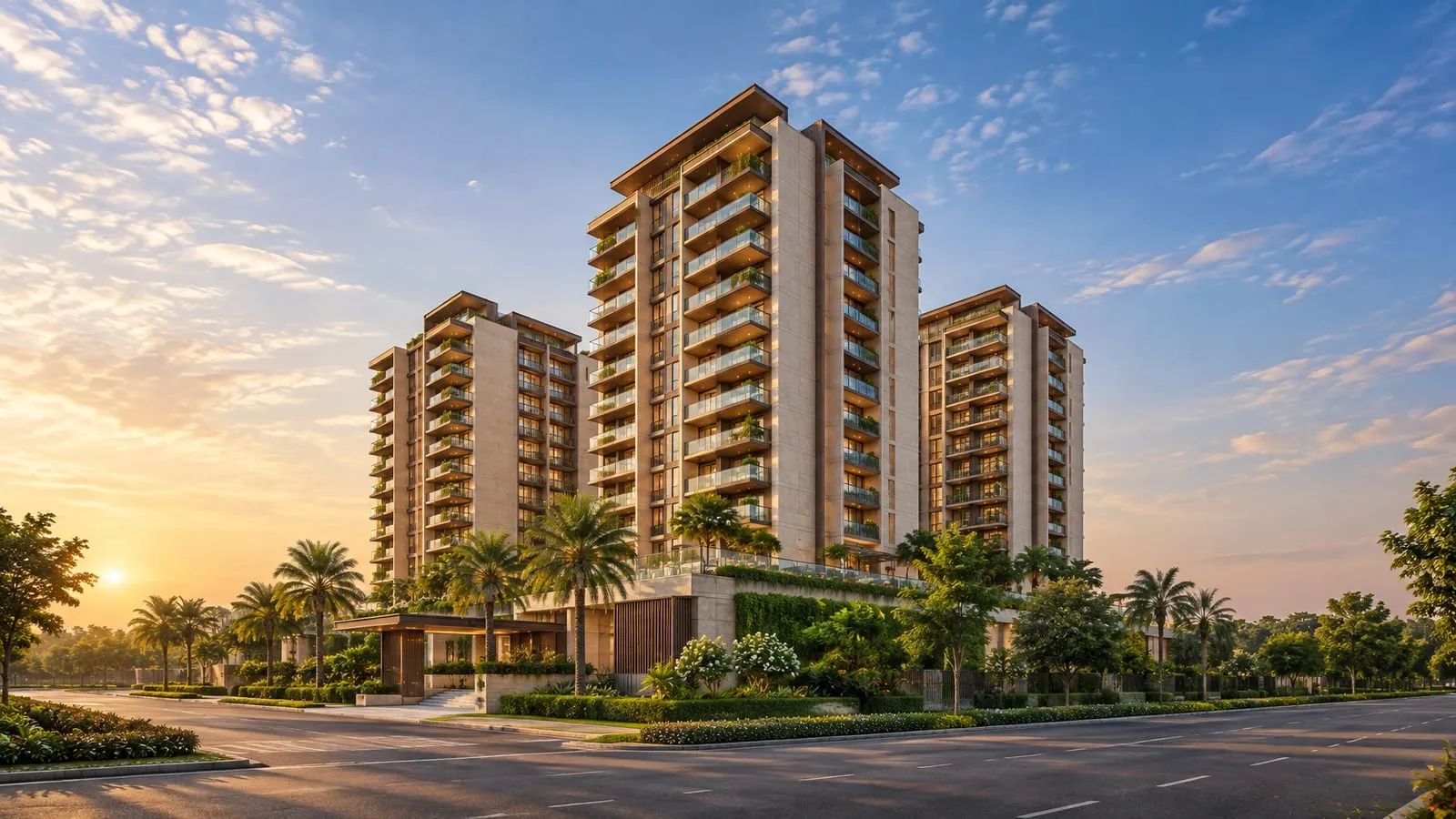 DLF Privana North — illustrative view