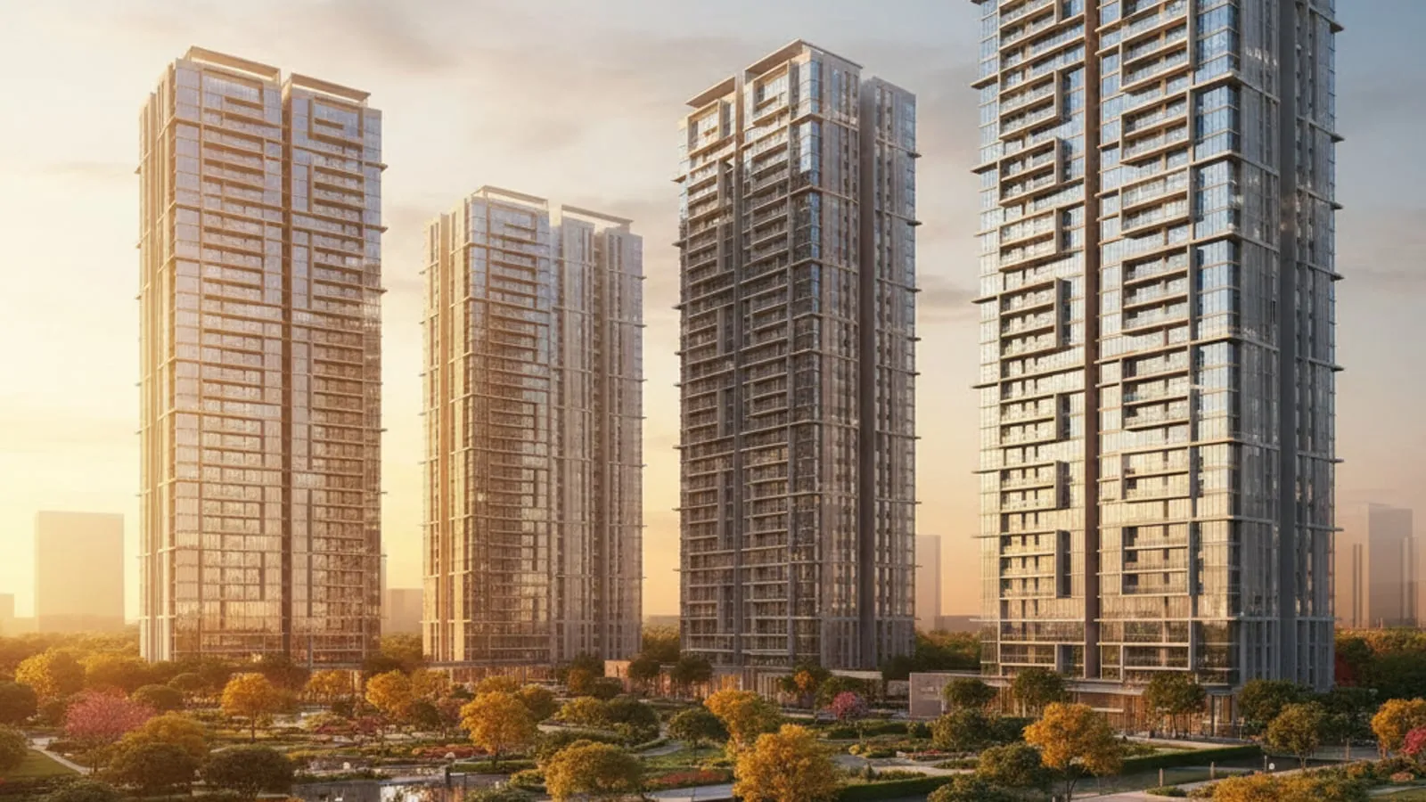 DLF The Aureva — illustrative view