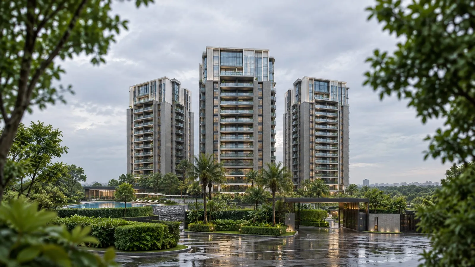 DLF The Magnolias — illustrative view
