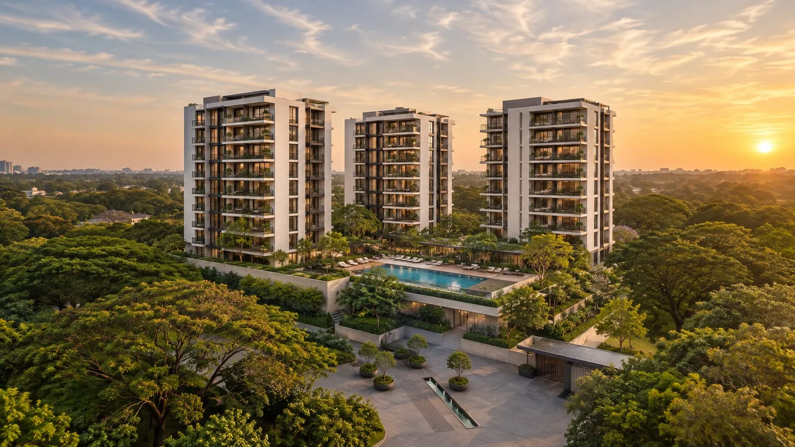 Embassy Lake Terraces — illustrative view