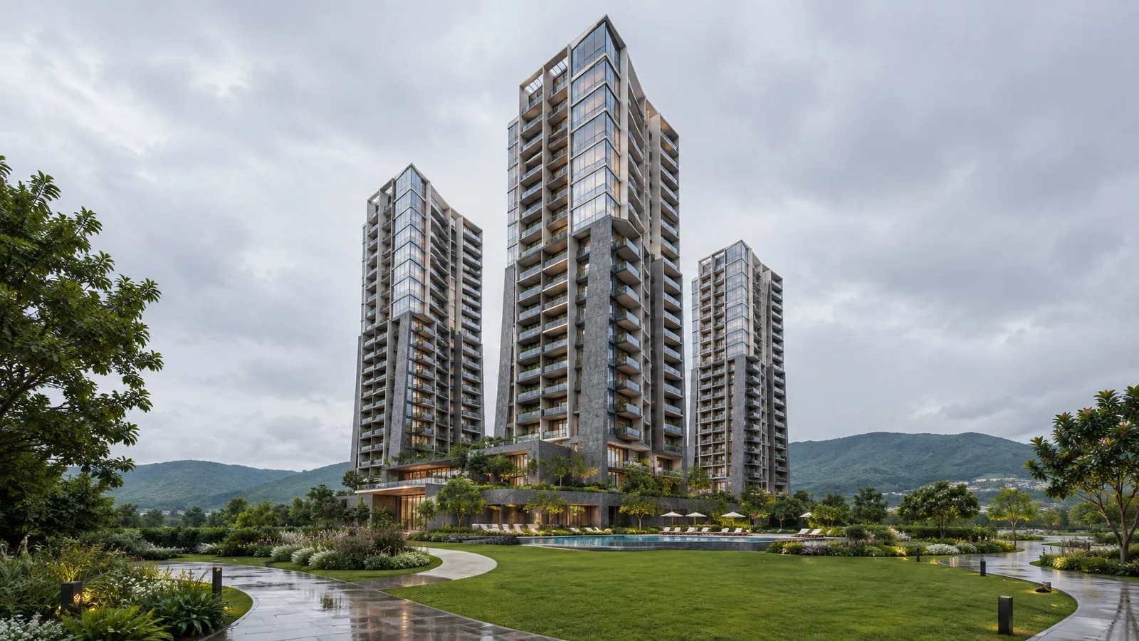 Godrej Emerald Waters, Pune — illustrative view