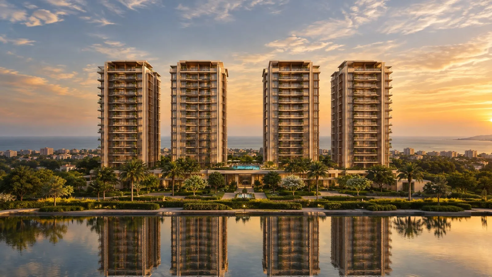 Lodha World Towers — illustrative view