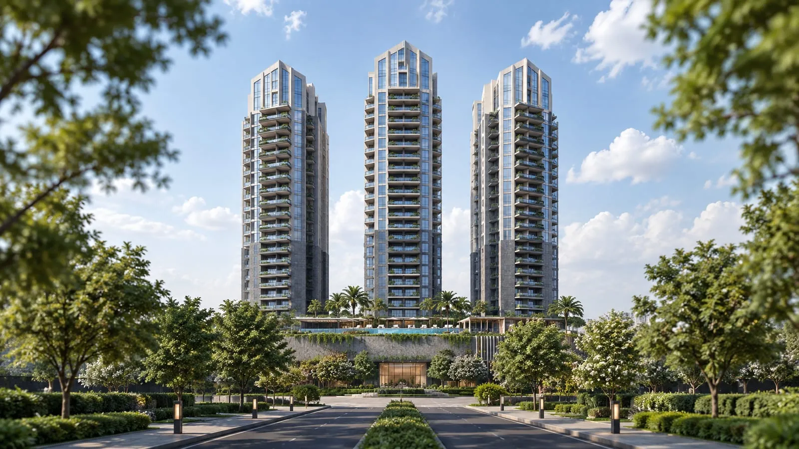M3M Heights — illustrative view