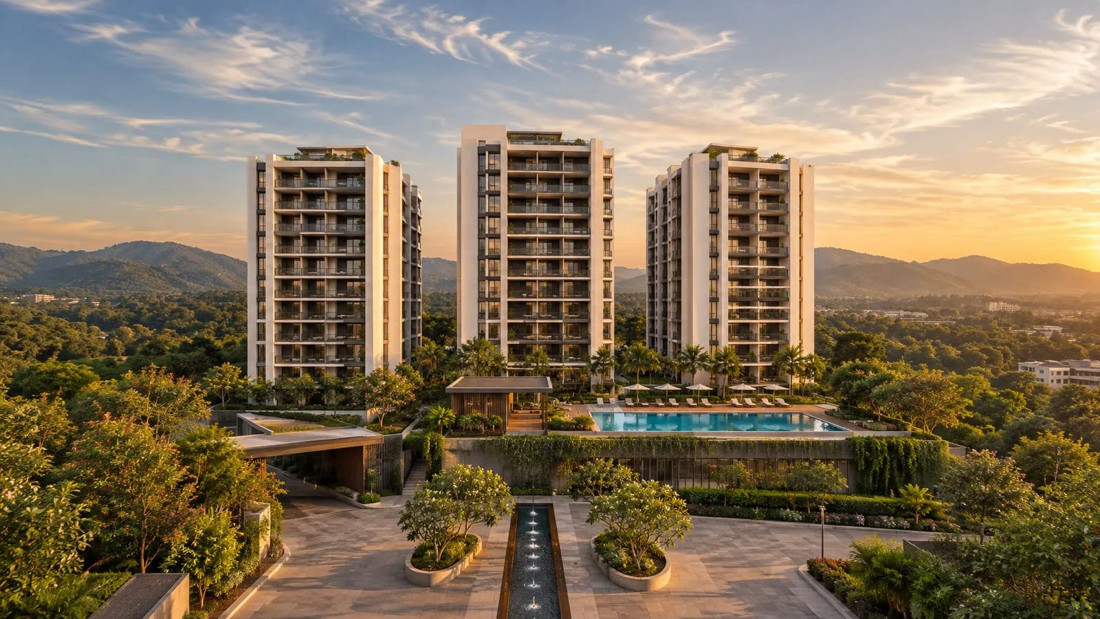 Trump Towers Pune — illustrative view